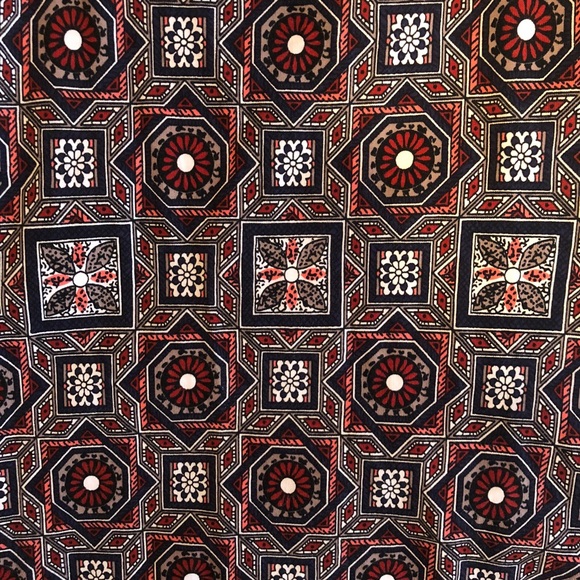 ASOS - Pattern Dress or Coverup - Maroon - Size 6 - Picture 4 of 8